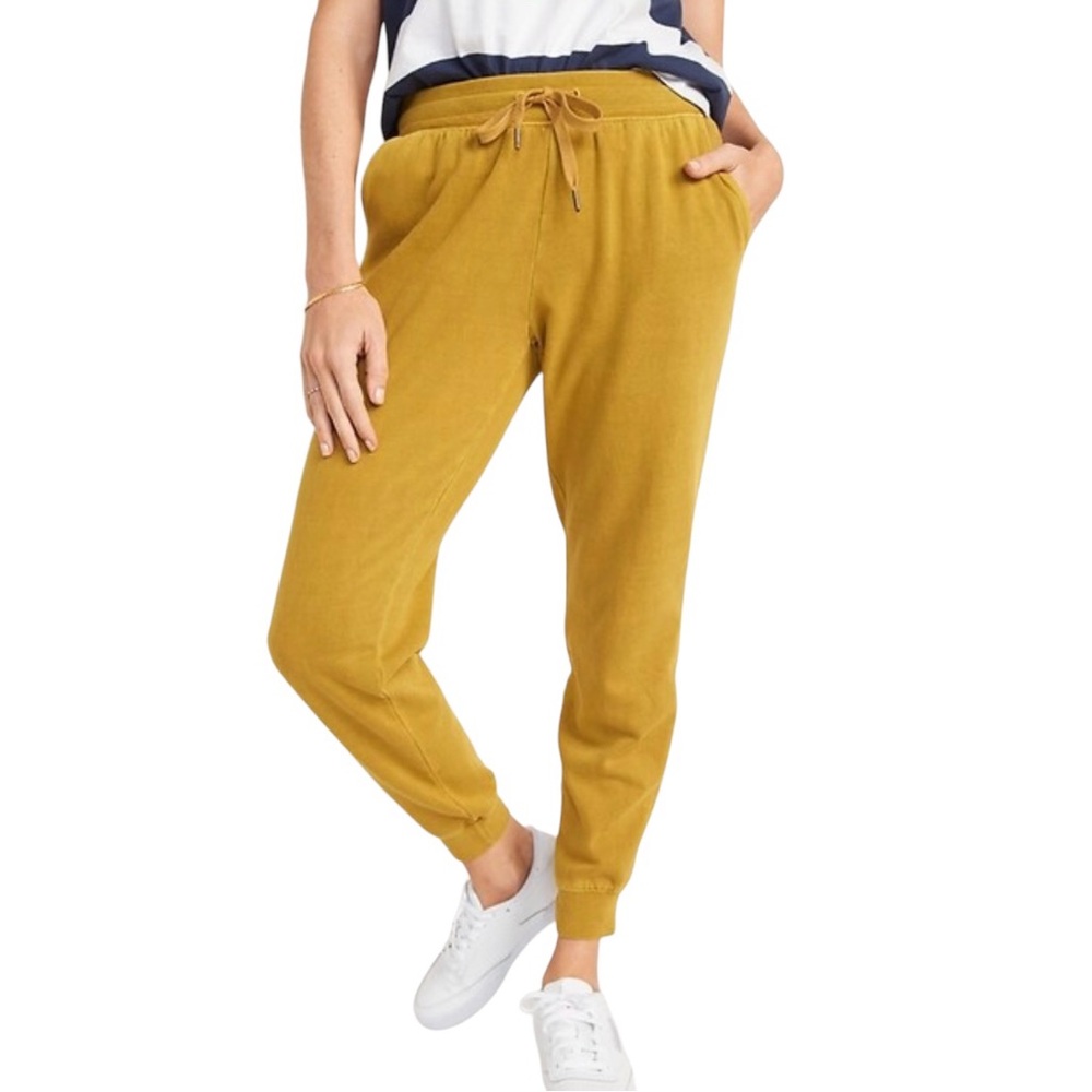 Old Navy Mustard Yellow Jogger Pants
